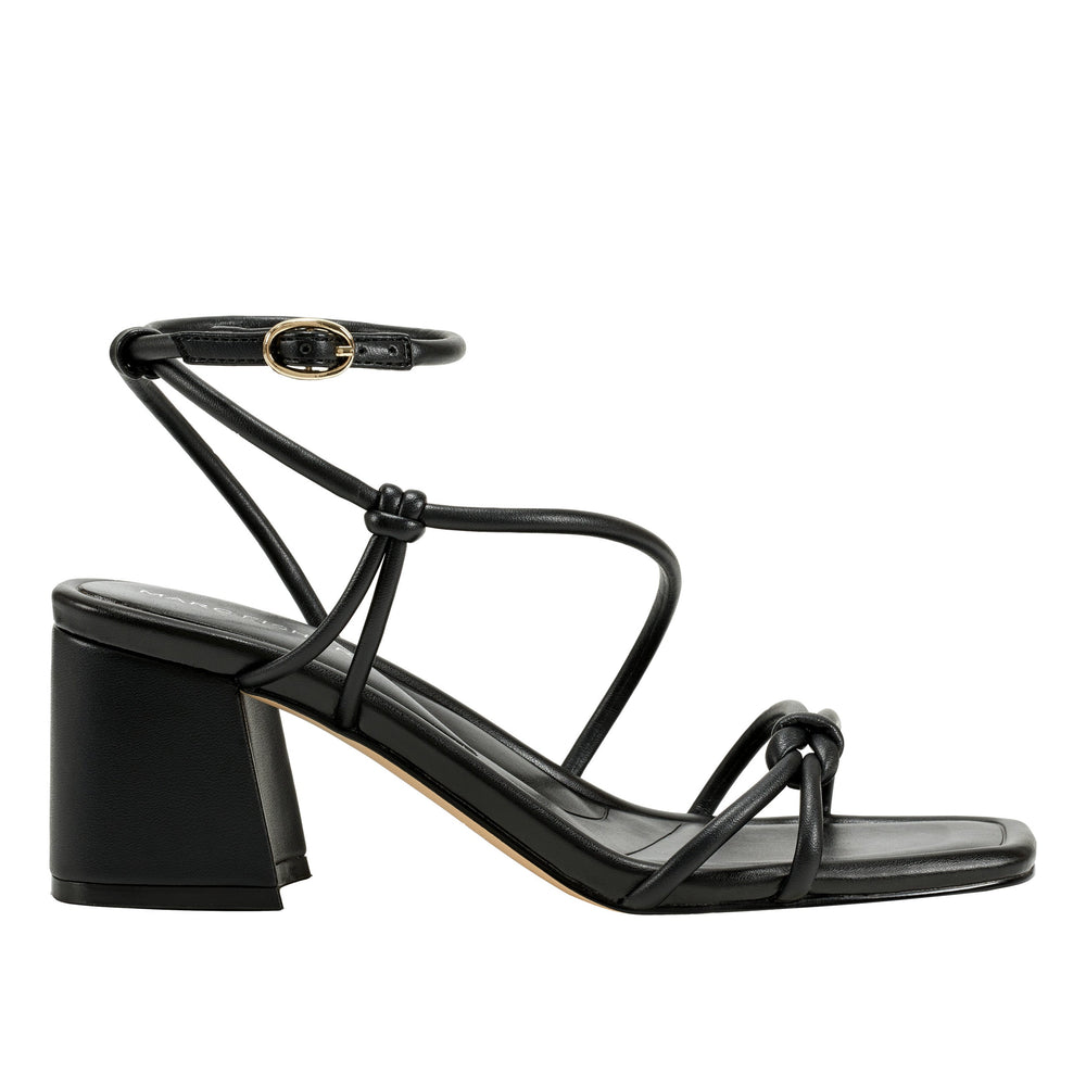 Gurion Block Heel Sandal - Black