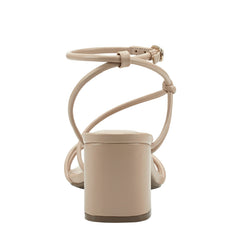 Gurion Block Heel Sandal - Light Natural