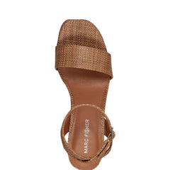 Sadel Platform Sandal - Cognac