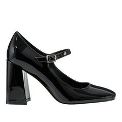 Charin Block Heel Mary Jane - Black Patent