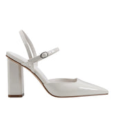 Doster Pointy Toe Slingback - Chic Cream Patent