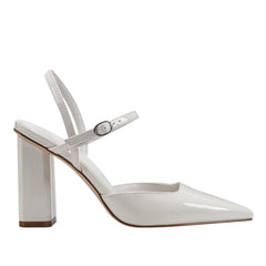 Doster Pointy Toe Slingback - Chic Cream Patent