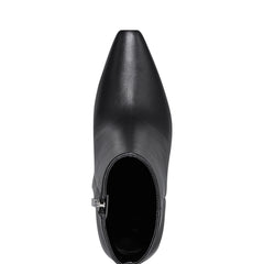 Yanara Heeled Bootie - Black Leather