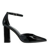 Demeter Ankle Strap Pump - Black Patent