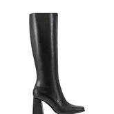 Dreeam Block Heeled Boot - Black Leather