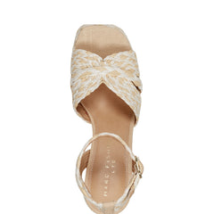 Janie Platform Sandal - Light Natural