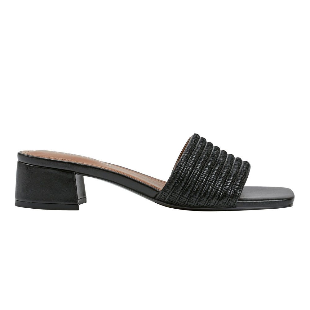Casala Block Heel Sandal - Black