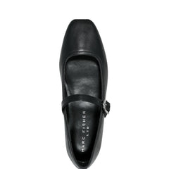 Garissa Mary Jane Ballet Flat - Black Leather