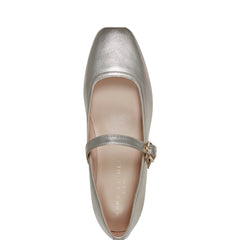 Garissa Mary Jane Ballet Flat - Platino Leather