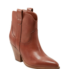 Marlie Western Bootie - Natural Leather
