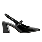Lanai Slingback Pump - Black Patent