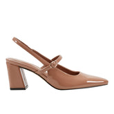 Lanai Slingback Pump - Natural Patent