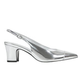 Blakeley Slingback Pump - Silver Leather