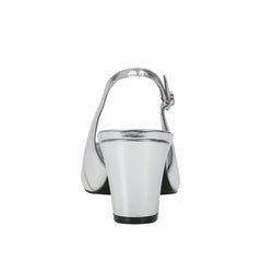 Blakeley Slingback Pump - Silver Leather