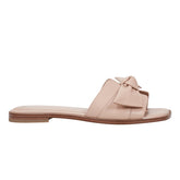 Finey Flat Bow Sandal - Light Natural