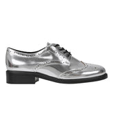 Perrie Lace-Up Oxford - Silver Leather
