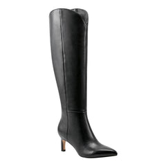 Quinnie Dress Boot - Black Leather