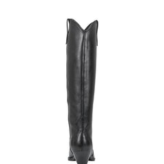 Ander Western Boot - Black Leather