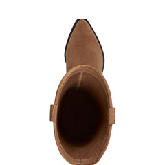 Ander Western Boot - Natural Suede