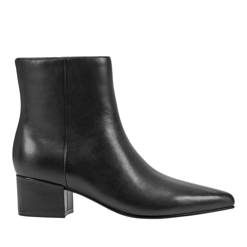 Leonna Ankle Bootie - Black Leather