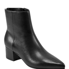 Leonna Ankle Bootie - Black Leather