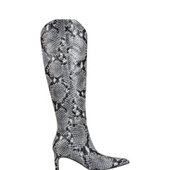 Quinnie Dress Boot - Snake Print