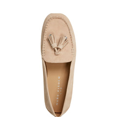 Layney Casual Tassle Loafer - Natural Suede