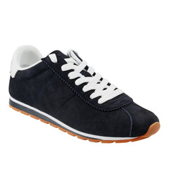 Teddy Laceup Sneaker - Navy Suede