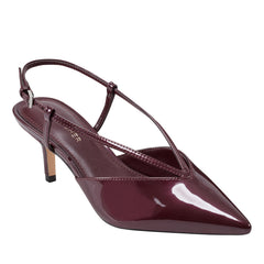 Avila Slingback Pump - Merlot Patent