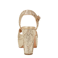 Calyn Platform Sandal - Gold