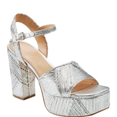 Calyn Platform Sandal - Silver