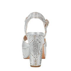 Calyn Platform Sandal - Silver