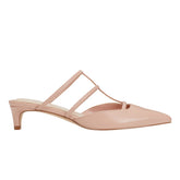 Kodie Caged Strappy Pump - Natural Leather
