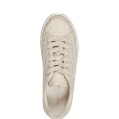 Spryng Platform Laceup Sneaker - Natrual/Lace