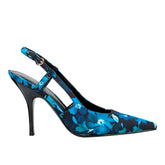 Torry Slingback Pump - Black Floral