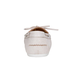 Uleena Boat Shoe In Light Natural Leather V Uleena Lna04 - Light Natural Leather