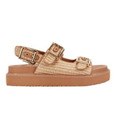 Agenda Footbed Sandal - Natural Raffia