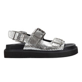 Agenda Footbed Sandal - Silver