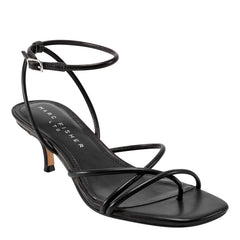 Ballen Ankle Strap Sandal - Black Leather