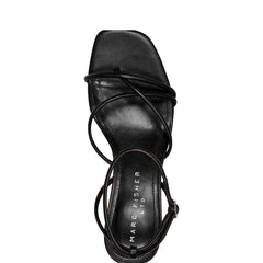 Ballen Ankle Strap Sandal - Black Leather