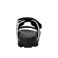 Brinleys Footbed Sandal - Black/Cream