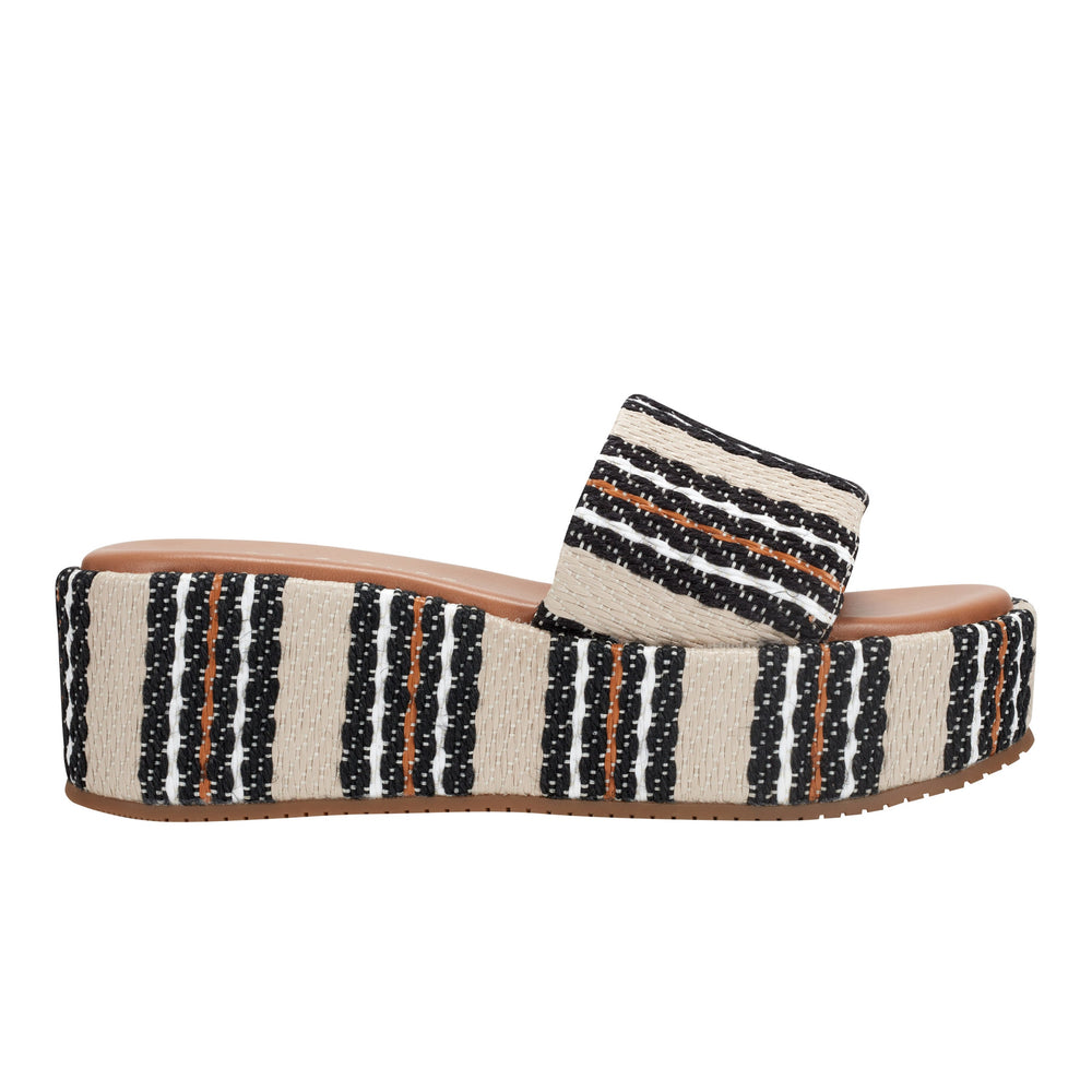 Daylin Flatform Sandal - Multi Stripe
