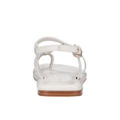 Gerty Strappy Flat Sandal - Chic Cream Leather