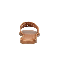 Glynne Woven Flat Sandal - Brown