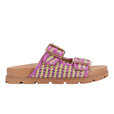 Mylan Footbed Sandal - Purple/Green