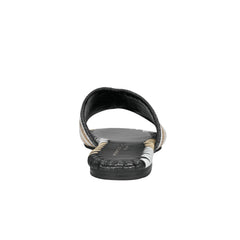 Nottie Flat Slide Sandal - Black Multi