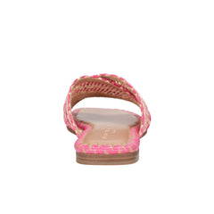 Nylie Flat Sandal - Natural/Pink