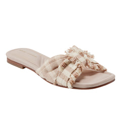 Orbit Flat Sandal - Natural Stripe