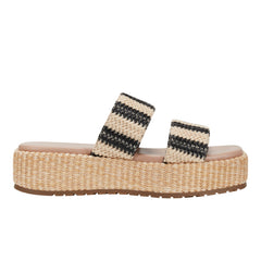 Pelma Flatform Sandal - Black Stripe
