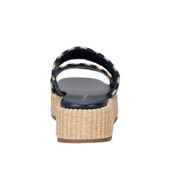 Pelma Flatform Sandal - Navy Stripe